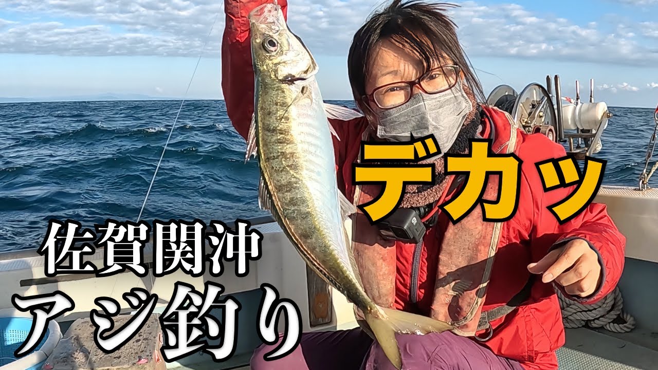 ［朝まず目限定］佐賀関沖の絶好ポイントで大型アジGET！