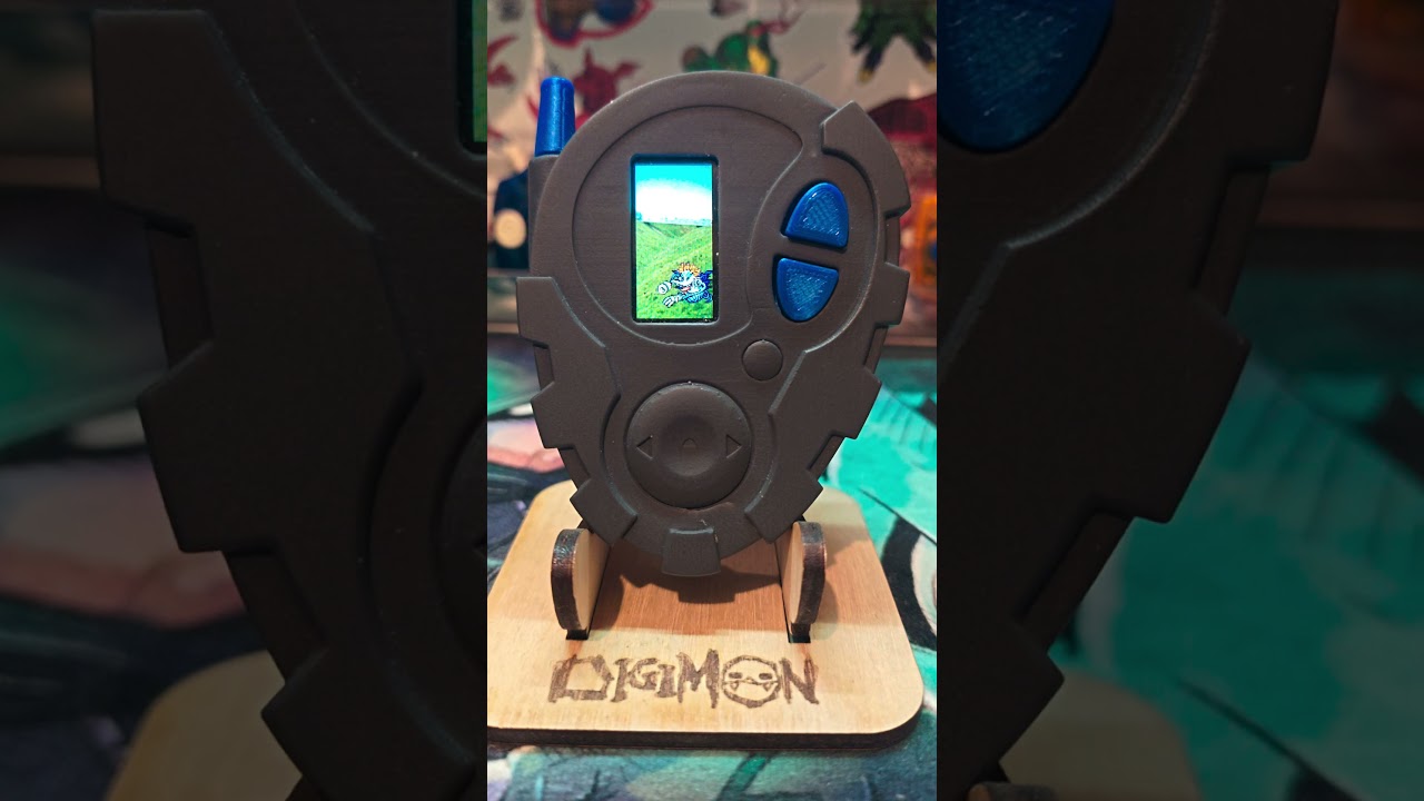 Digimon Vital Bracelet D3 Digivice Mod - MetalVegiemon #digimon #vitalbraceletbe