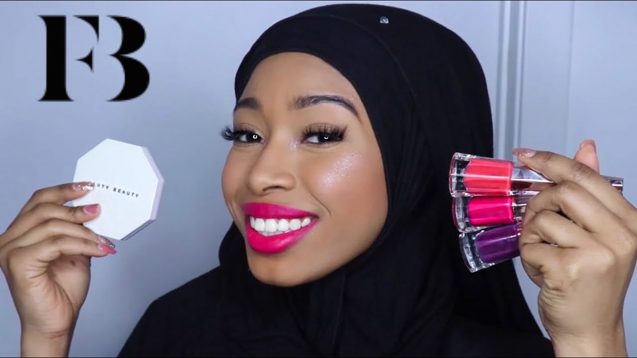 NEW FENTY BEAUTY WATTABRAT HIGHLIGHTER &  STUNNA LIP PAINTS SWATCHES AND REVIEW ON BROWN SKIN