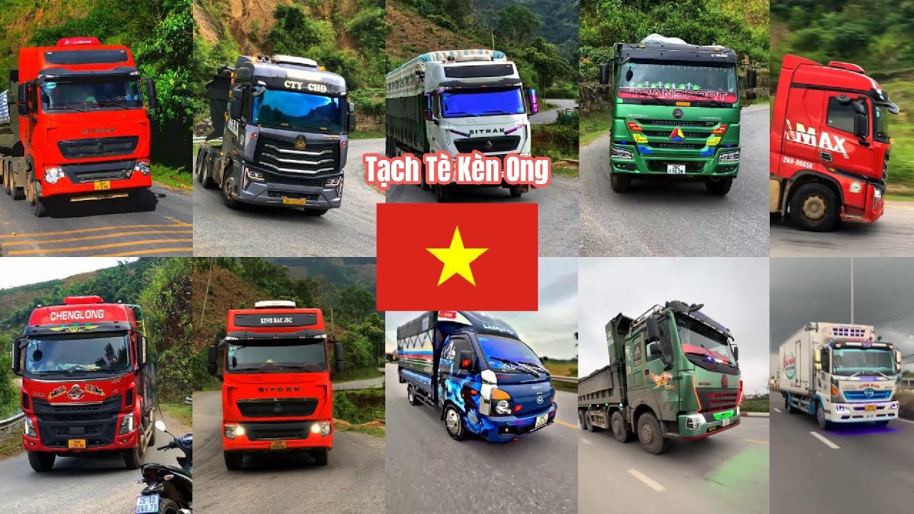 Tạch Tè Kèn Ong, Tổn Hợp Xe Tải Bóp Kèn Ong Vàng