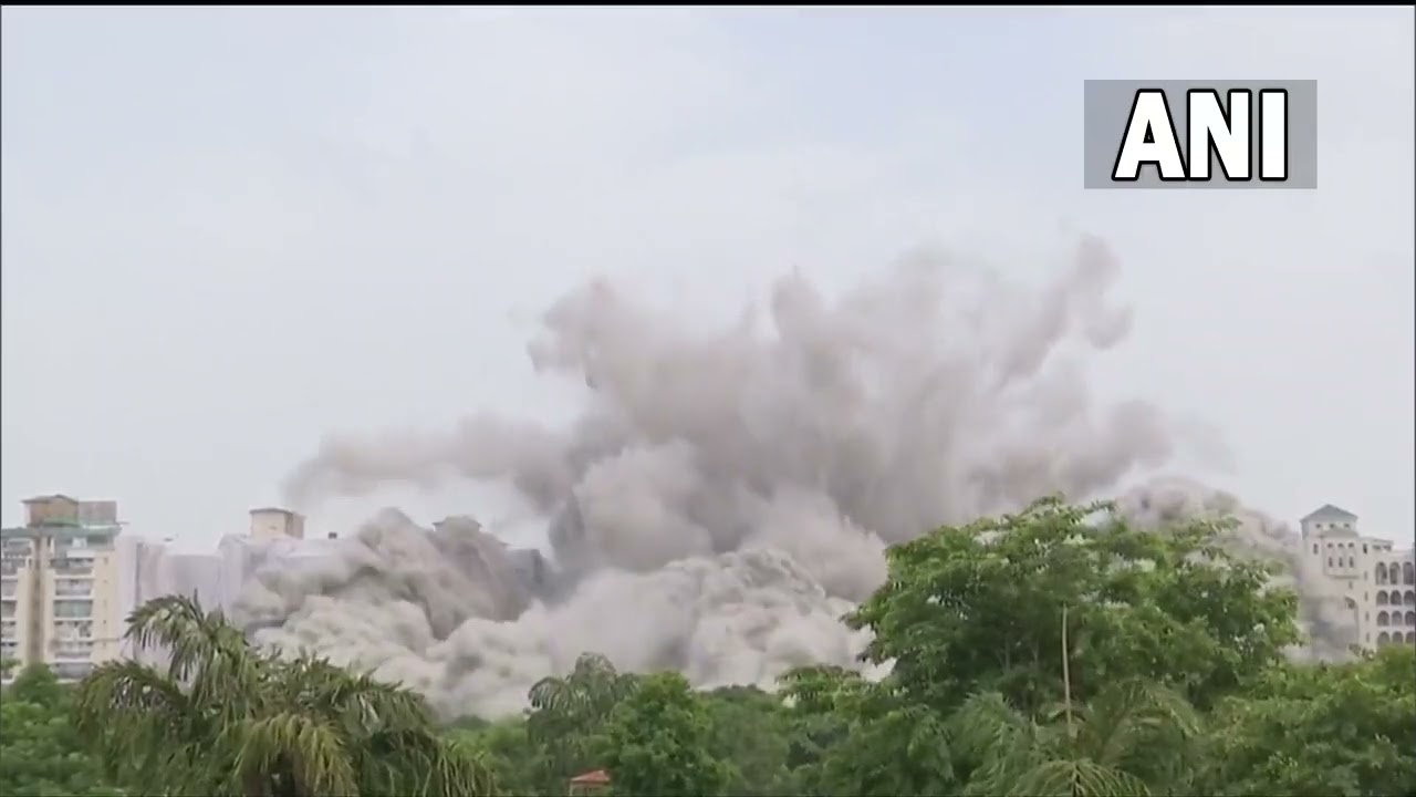Noida Twin Towers demolition |Operation Dynamite | #noida #twintowers #operationdynamite #trending