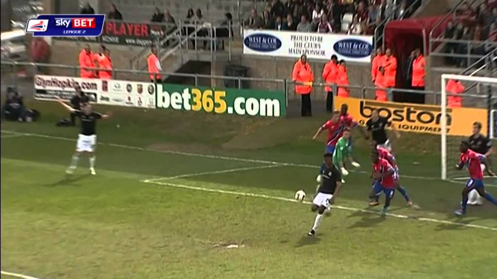 Ivan Toney scores twice - Dagenham & Redbridge 0 Northampton Town 3, April 2014