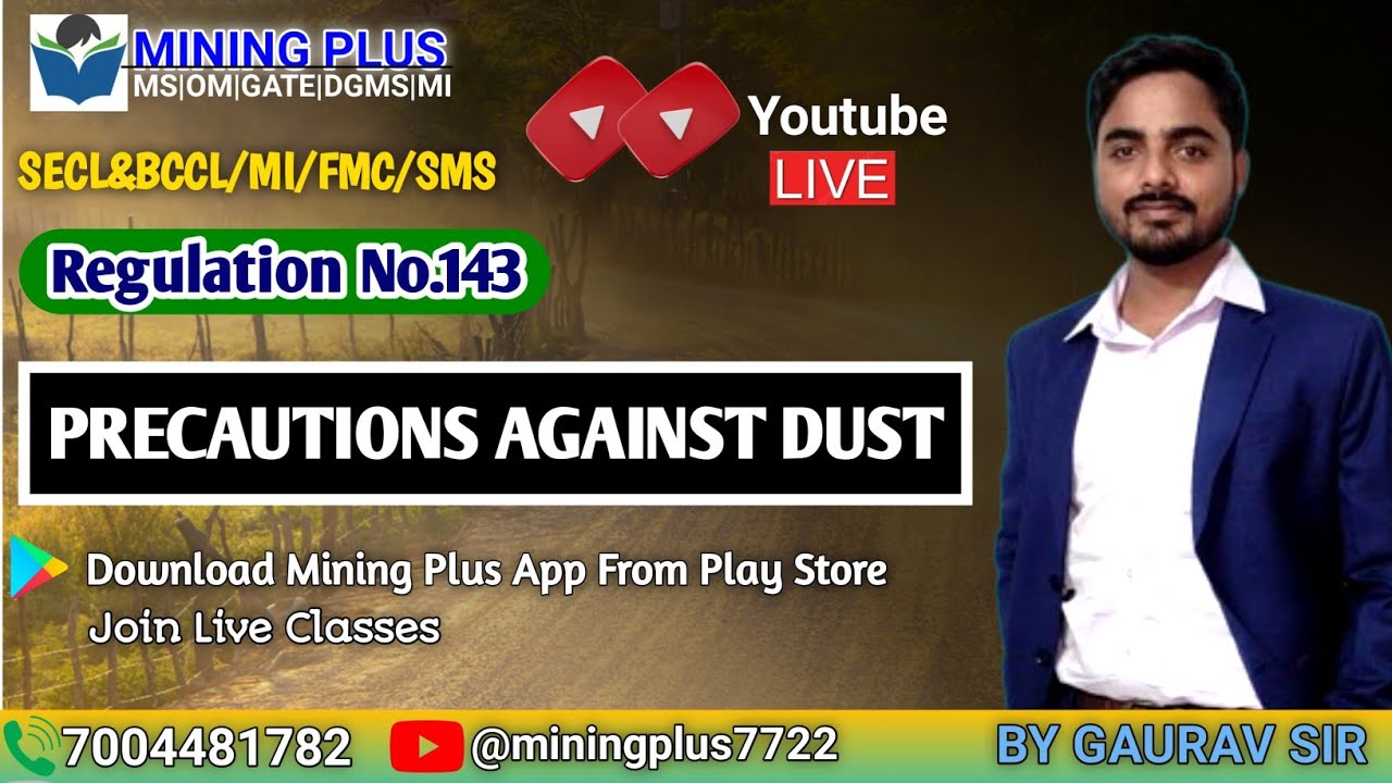 Reg no 143/ CMR JH MI/ FMC/SMC/MS/OM/LIVE CLASS @Mining Plus  7004481782