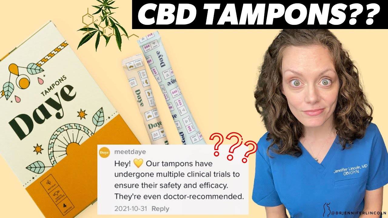 OBGYN reviews CBD TAMPONS - safe? effective??  |  Dr Jennifer Lincoln
