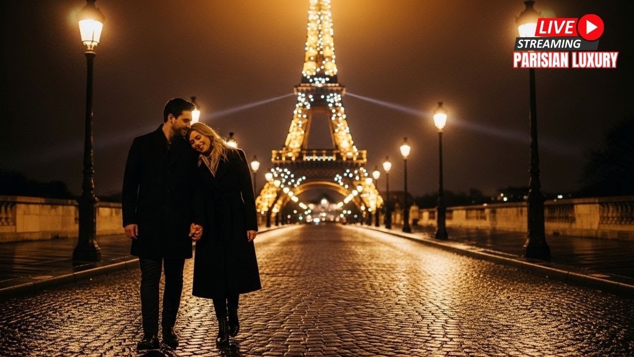 French Love Song – Amour doux au cœur de Paris au coucher du soleil