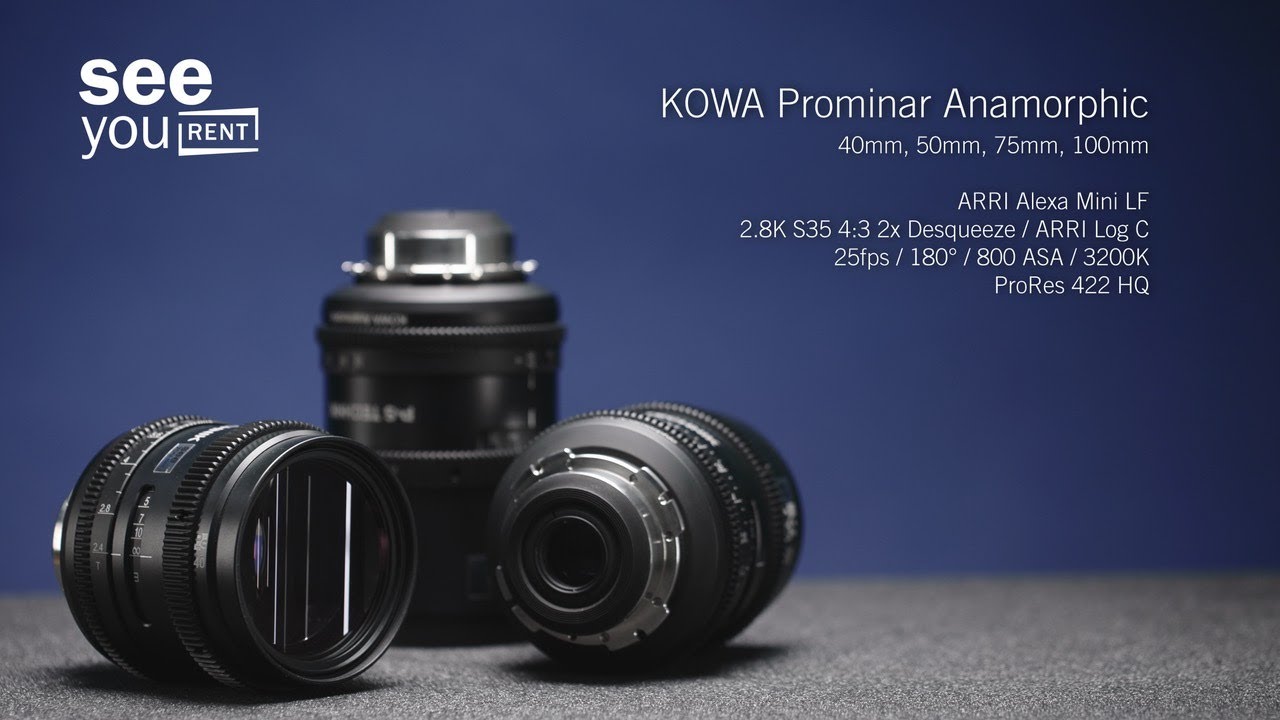 KOWA Prominar (P+S Technik) 2x Anamorphic Lens Test 4K ARRI Alexa Mini LF #LensMap