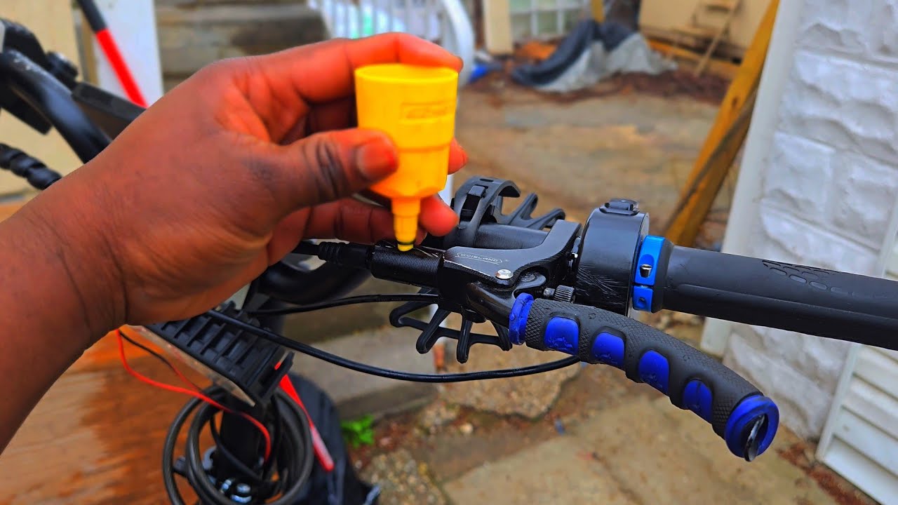 How to bleed brakes on arwibon gt08 electric scooter [the fastest cheap Aliexpress scooter [ 40mph]
