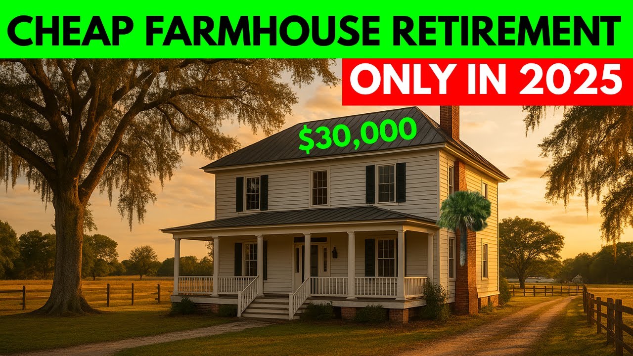 20 U.S. Towns Where You Can Retire in a Farmhouse Without Going Broke