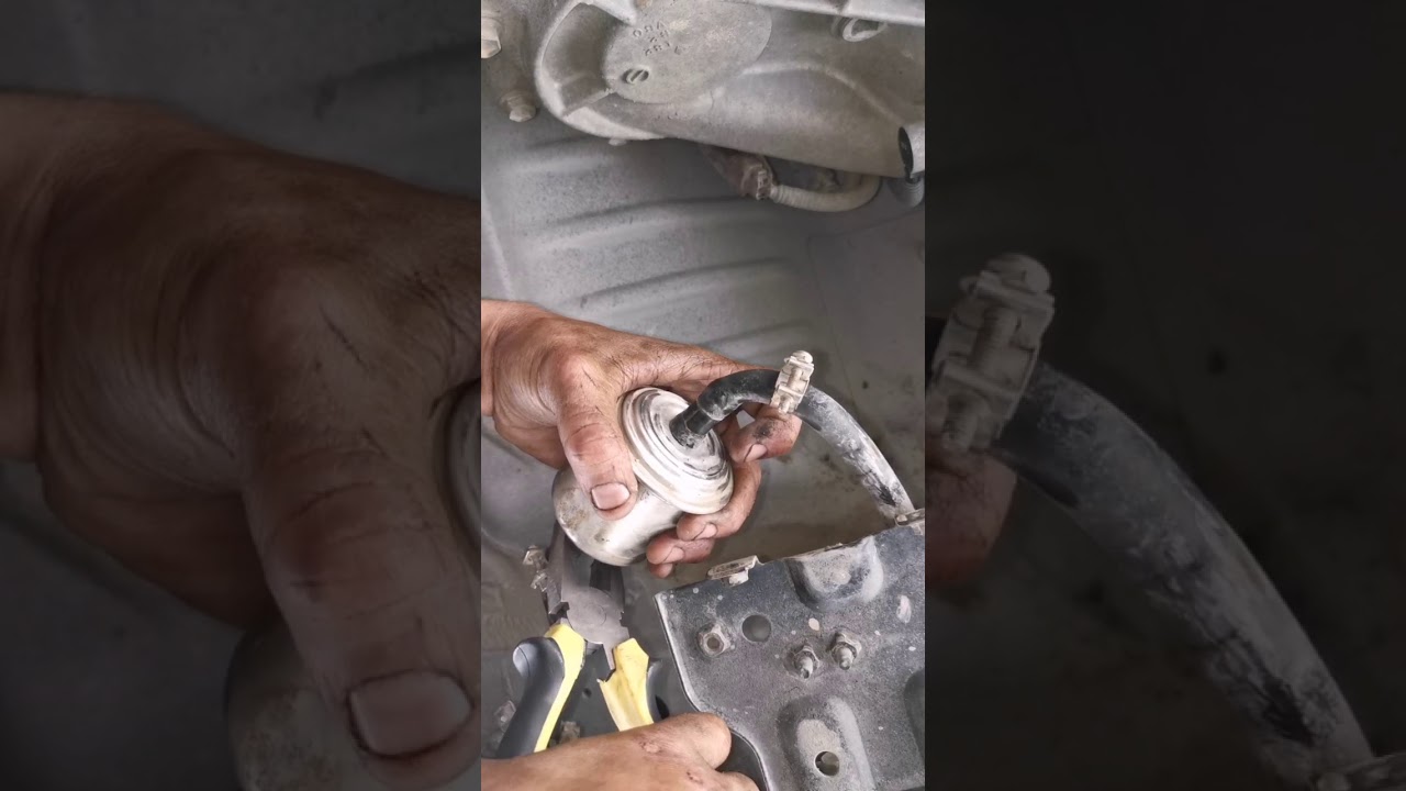 تغيير صفاية البنزين لنيسان باترول How to change the fuel filter for Nissan Patrol 2009
