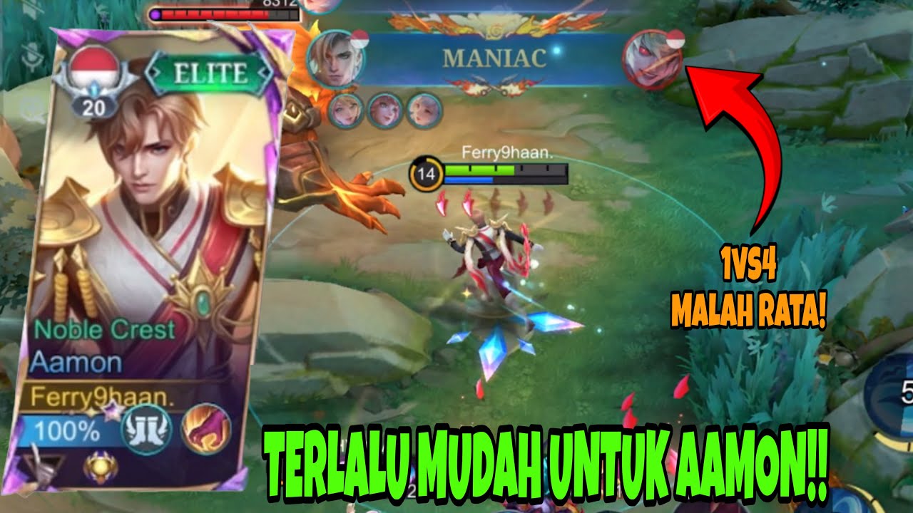 EASY TO WIN! MASIH TERLALU OP INI AAMON BISA END GAME 11 MENIT! GINI BUILDNYA! MLBB