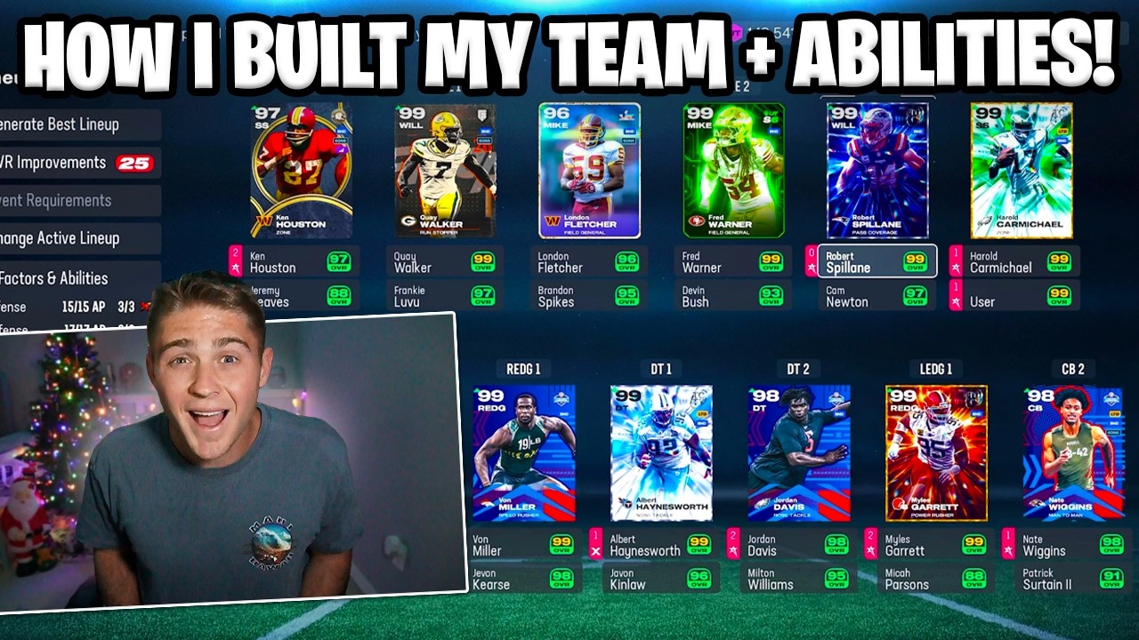 How I Built My Madden 26 Ultimate Team + Abilities I’m Using! (Team of The Year Part 2 Update!)