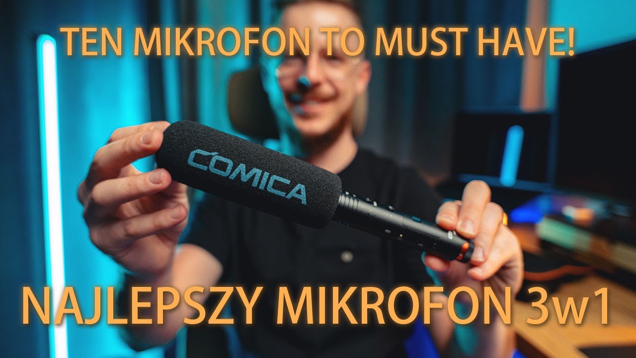 Comica CVM-VM 30🎙️ Taki mikrofon powinien mieć każdy! Mikrofon do wszystkiego!