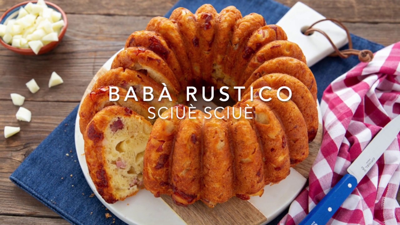 BABA' RUSTICO SCIUE' SCIUE' Ricetta Babà Salato Veloce - Chiarapassion
