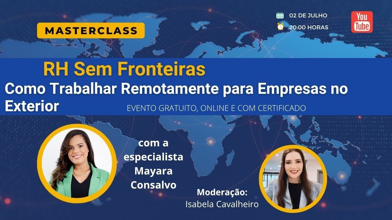 RH Sem Fronteiras - Como Trabalhar Remotamente para Empresas no Exterior