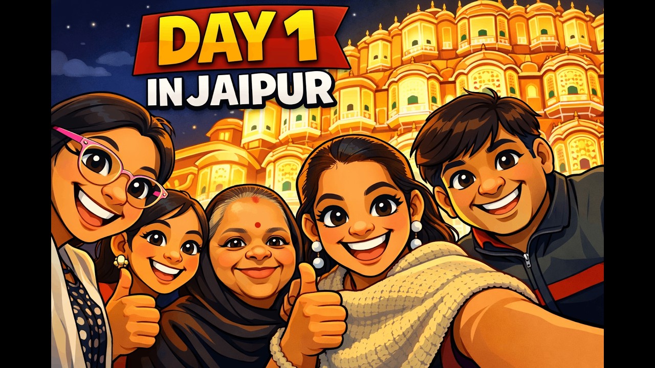 Day 2 in Jaipur: Exploring Hawa Mahal and Jal Mahal with Family