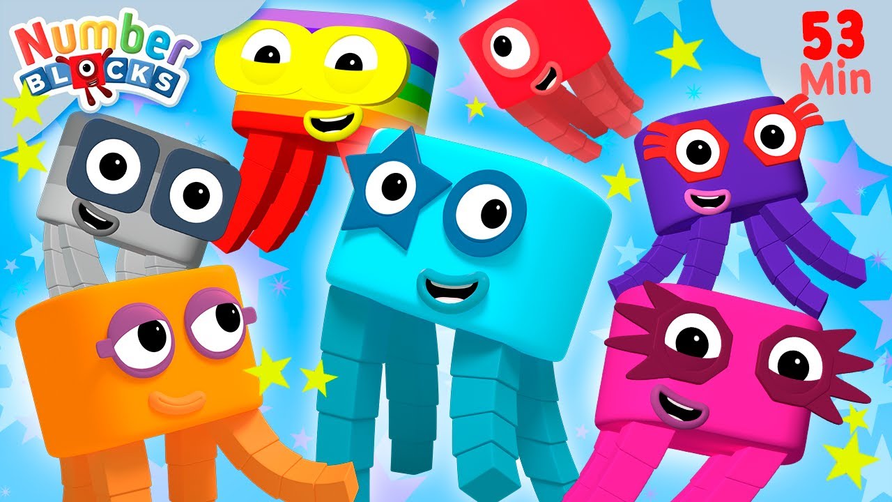 Aprende a MULTIPLICAR y DIVIDIR para Niños | Dibujos animados para niños | Numberblocks Español