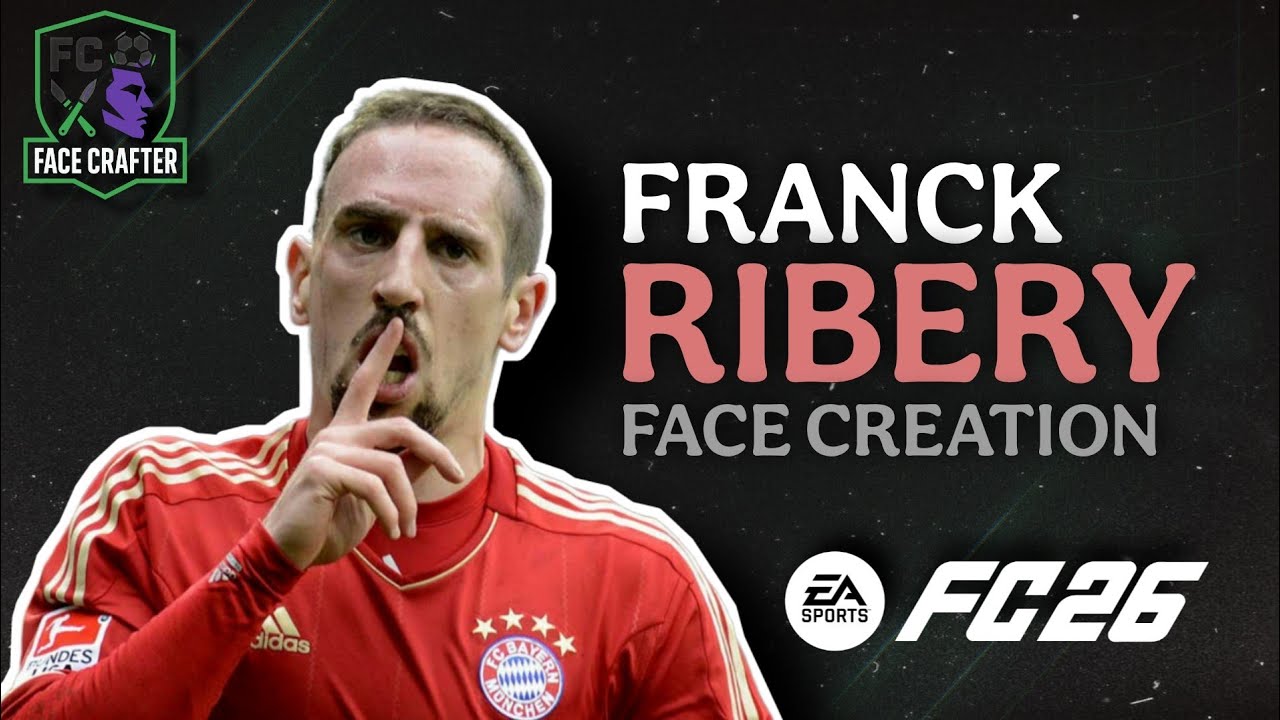 How To Make Franck Ribéry in EA FC 26 | Ribéry Pro Clubs Face Creation Tutorial FC 26