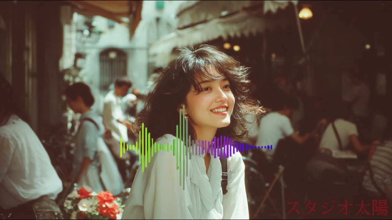 [City Pop] Midnight City Drive: Neon Dress & Winter Soda, 80年代シティーポップ: 真夜中のシティドライブ