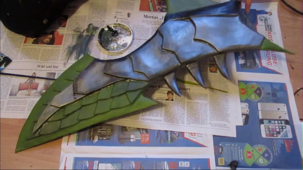 Cosplay Waffenbau #5 Painting