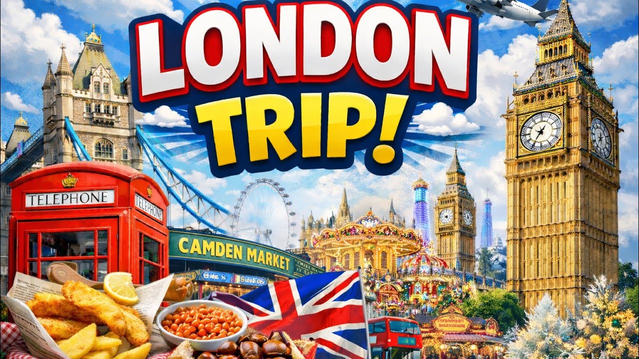London Trip Begins! Leicester to London by Train | Day 1 | Winter Wonderland & Much more |