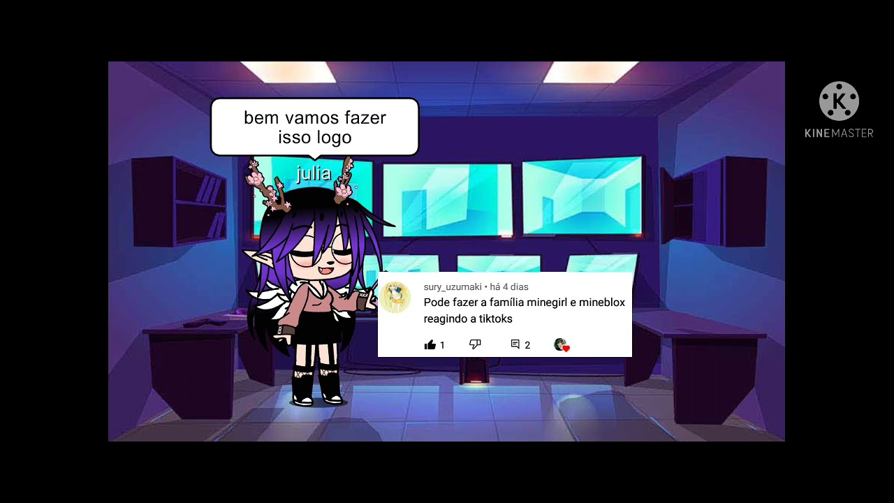 Julia minegirl e Vitória mineblox reagindo a Tik toks com seus pais