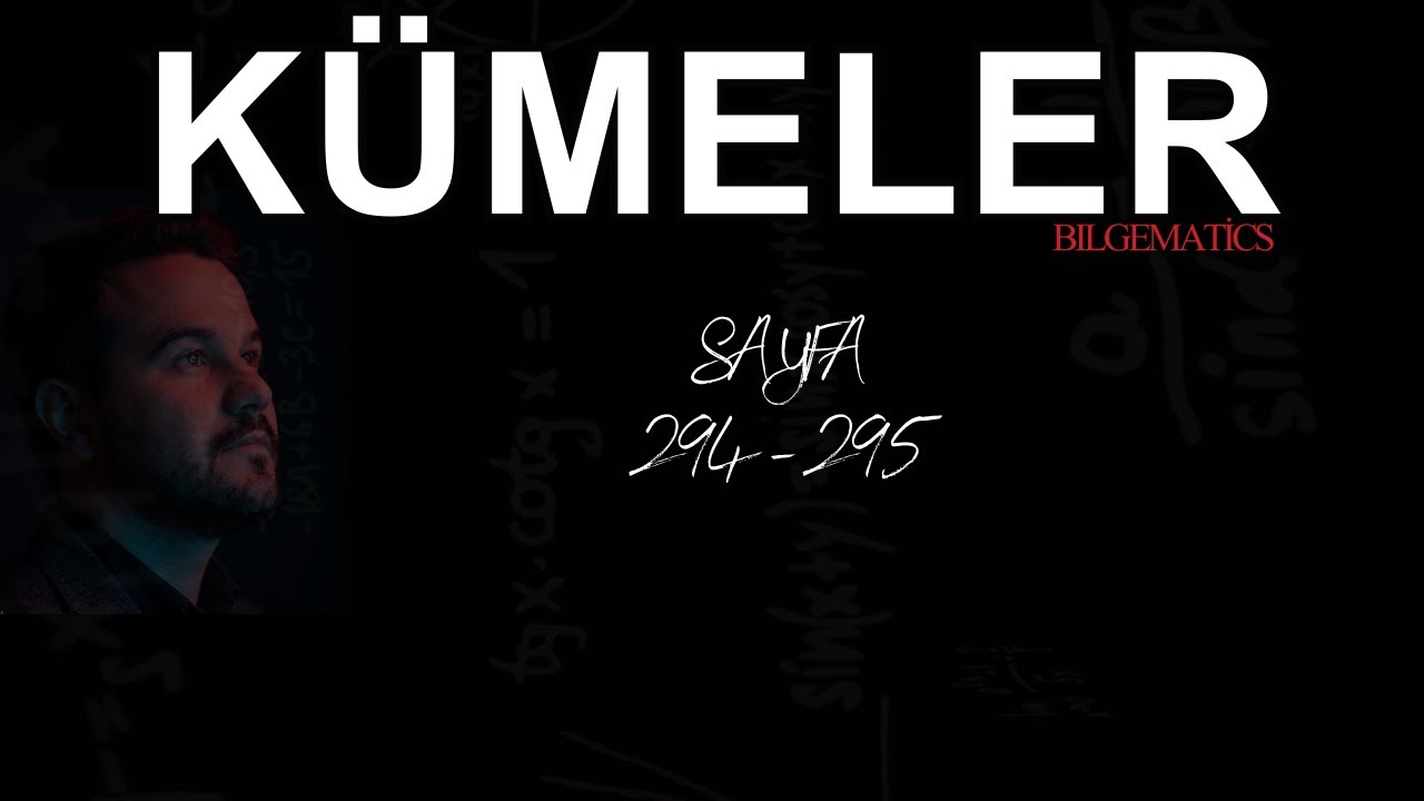 📘 TYT Matematik | Kümeler | Acil Yayınları 2025-26 Sayfa 294-295