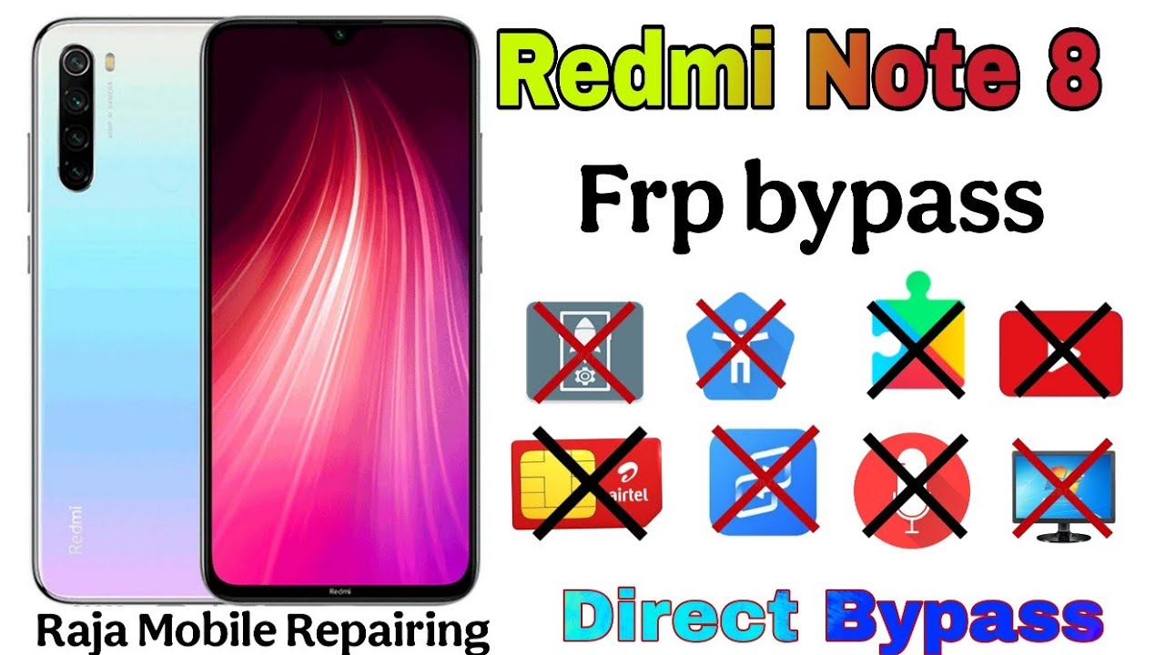 Redmi Note 8 Frp Bypass | Redmi Note 8 google Account Bypass