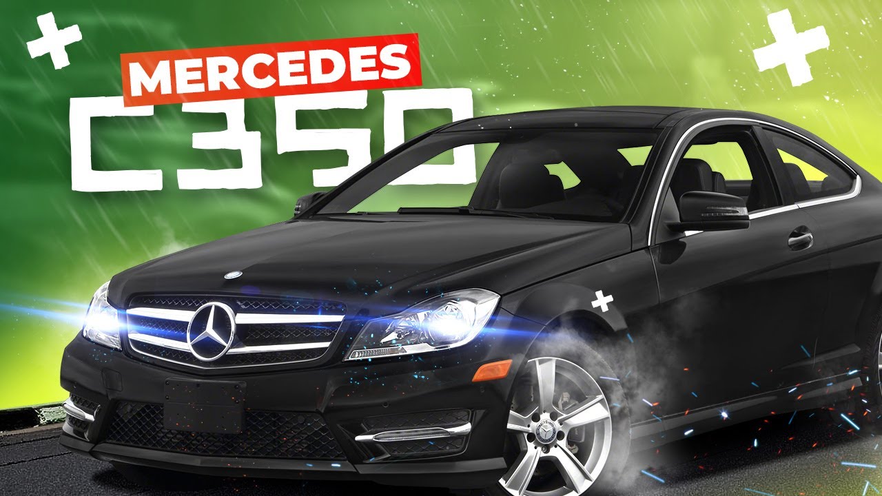 MERCEDES-BENZ C350: ПОЛНАЯ ДЕТАЛЬ ЧЕРНОГО АВТОМОБИЛЯ