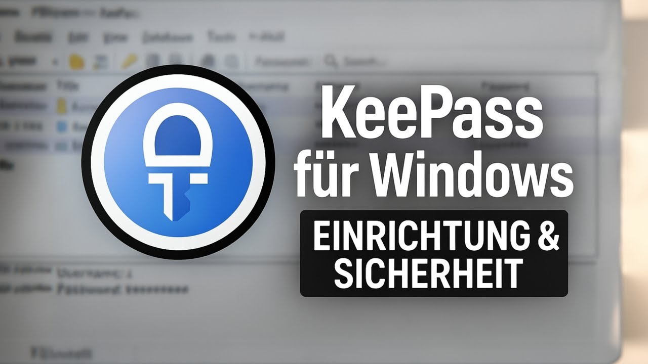 Der beste Passwort-Manager für Windows! - KeePass installieren und einrichten