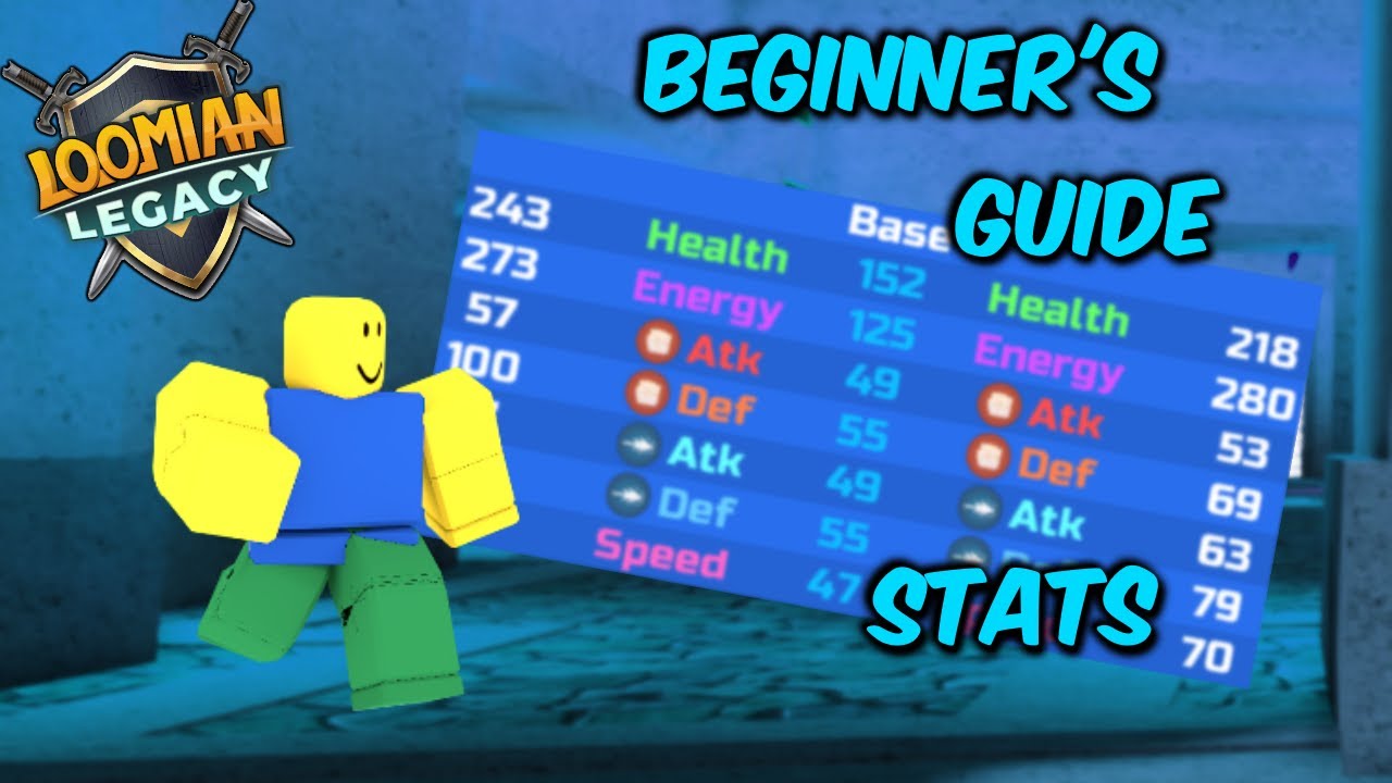 A FULL BREAKDOWN OF HOW STATS WORK IN LOOMIAN LEGACY - A Beginner's Guide for Loomian Legacy PvP