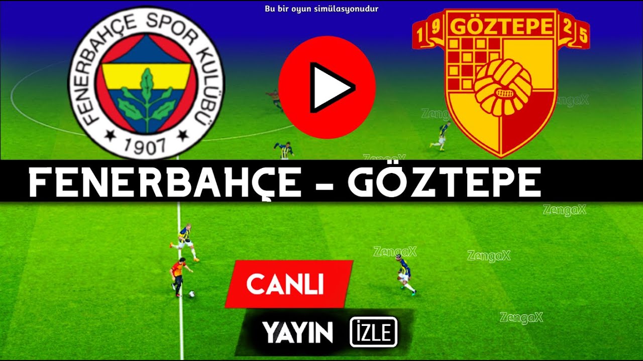 🔴FENERBAHÇE GÖZTEPE MAÇINI ANINDA İZLE | eFootball Türkçe Simülasyon