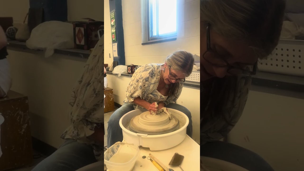 Throwing a plate