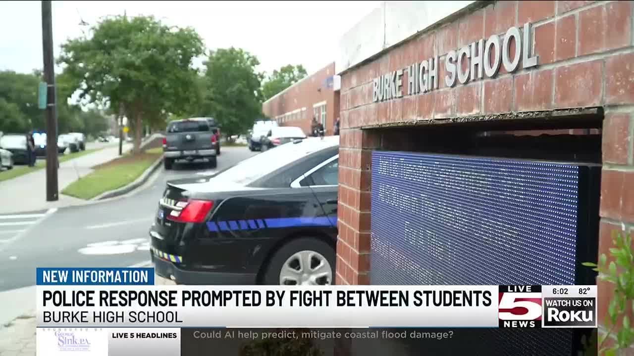 VIDEO: Burke High School placed on hold after fight between students