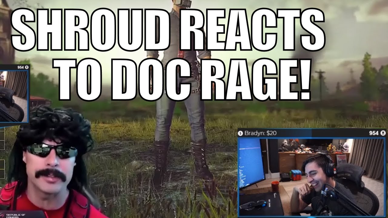 SHROUD ▪ Reacting To DrDisrespect Rage Compilation【HILARIOUS】