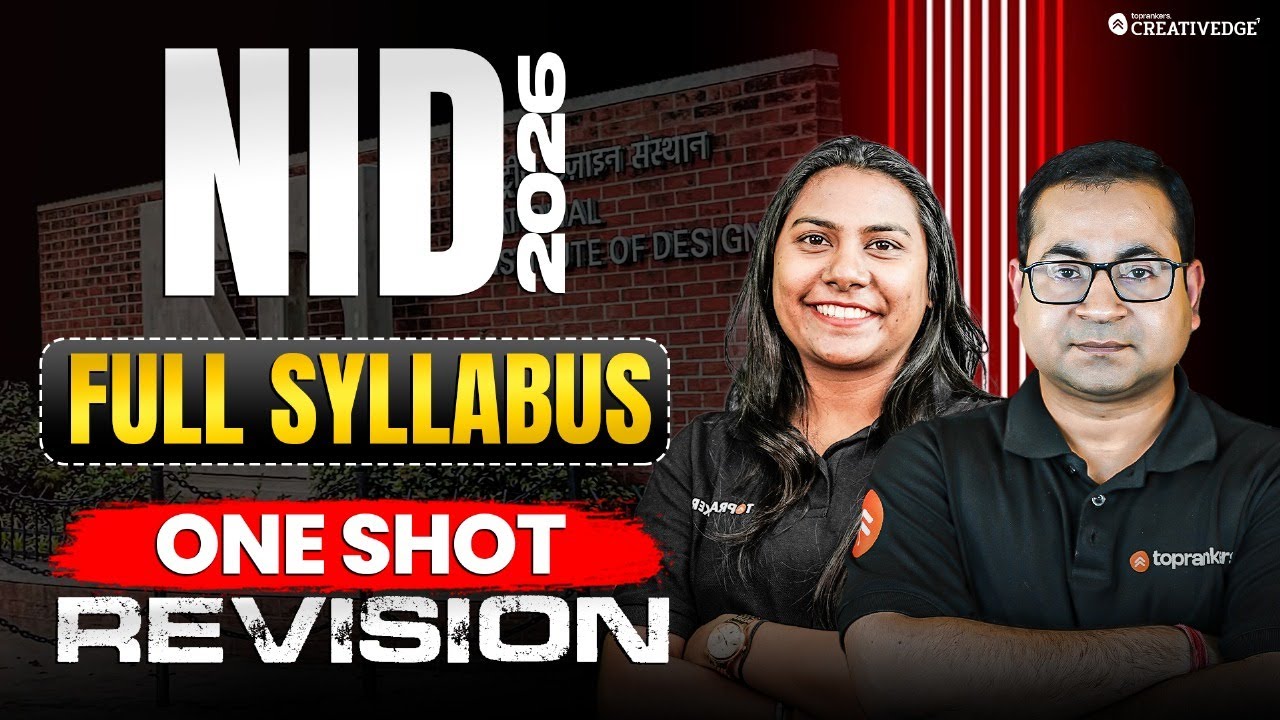 NID 2026 Complete Syllabus in ONE SHOT Revision | Most Important Topics Covered