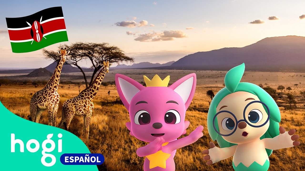 ¡Vamos a Viajar a Kenia! | Gira Mundial de Pinkfong y Hogi | Hogi en español