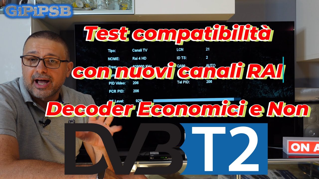 Test dei miei Decoder DVB-T2 economici e non per compatibilità con i canali RAI dopo 28 Agosto 2024