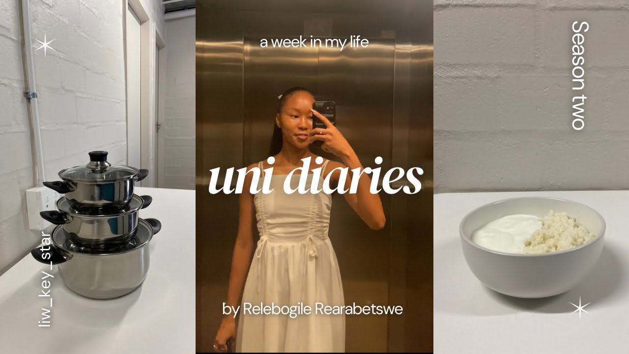 Uni Diaries: new pots, lots of studying & everything in between || South African YouTuber 💗📚🌸