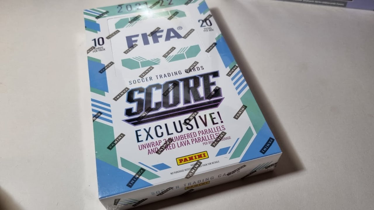 Abrimos caja de Cartas SCORE FIFA 2021-22 Soccer Trading Cards de Panini!!  Sacamos un CRACK!