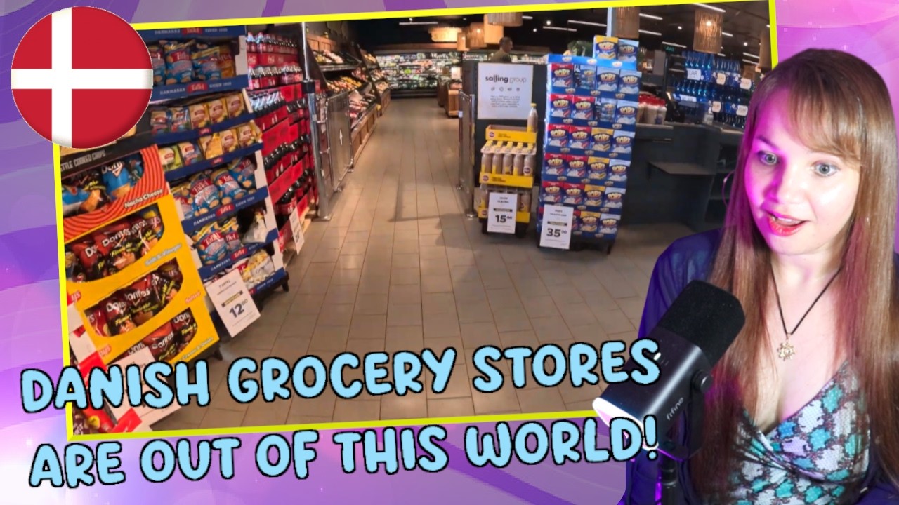 REACTION TO A TYPICAL DANISH GROCERY STORE | DENMARK REACTION