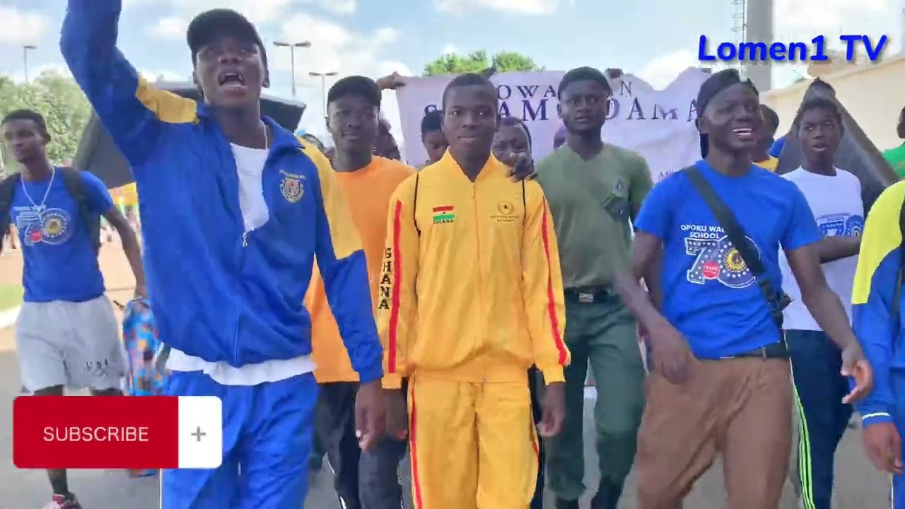 Adama Salam from OWASS epic entry to the stadium for inter-co. 2023. 🫡😍🔥