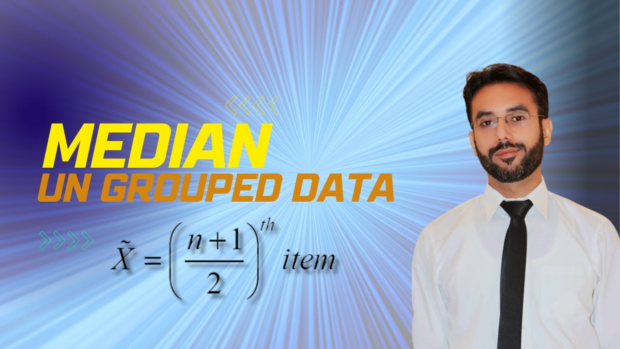 Median | Un-grouped data | statistics | class 11 (Unit # 3)