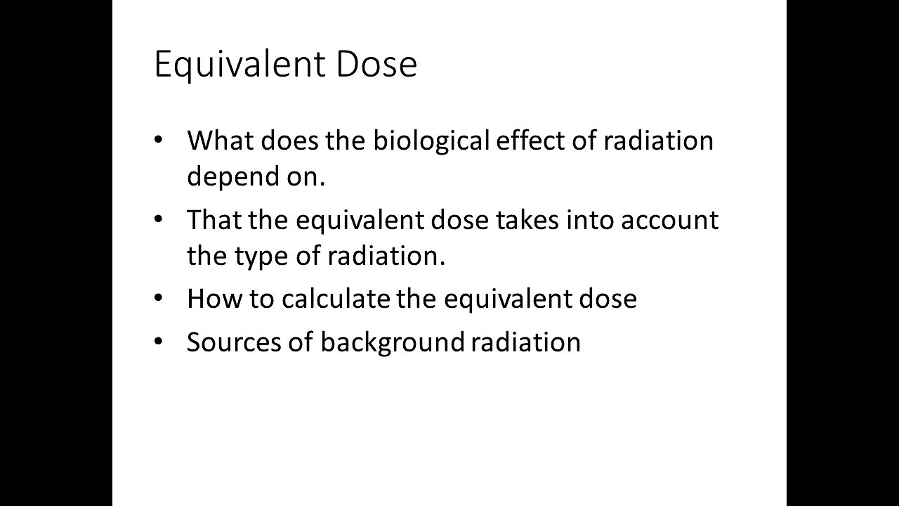 N5 Equivalent dose