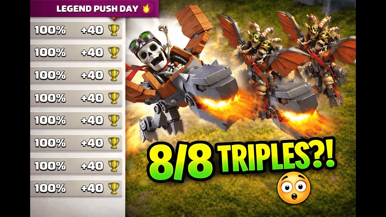8 TH18 Attacks… 8 Perfect Triples 😳🔥