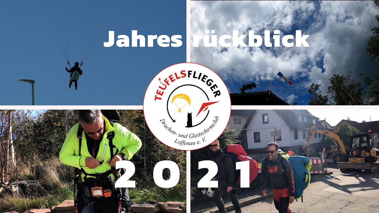 Jahresrückblick 2021 des Drachen- und Gleitschirmclubs Loffenau (DGL)