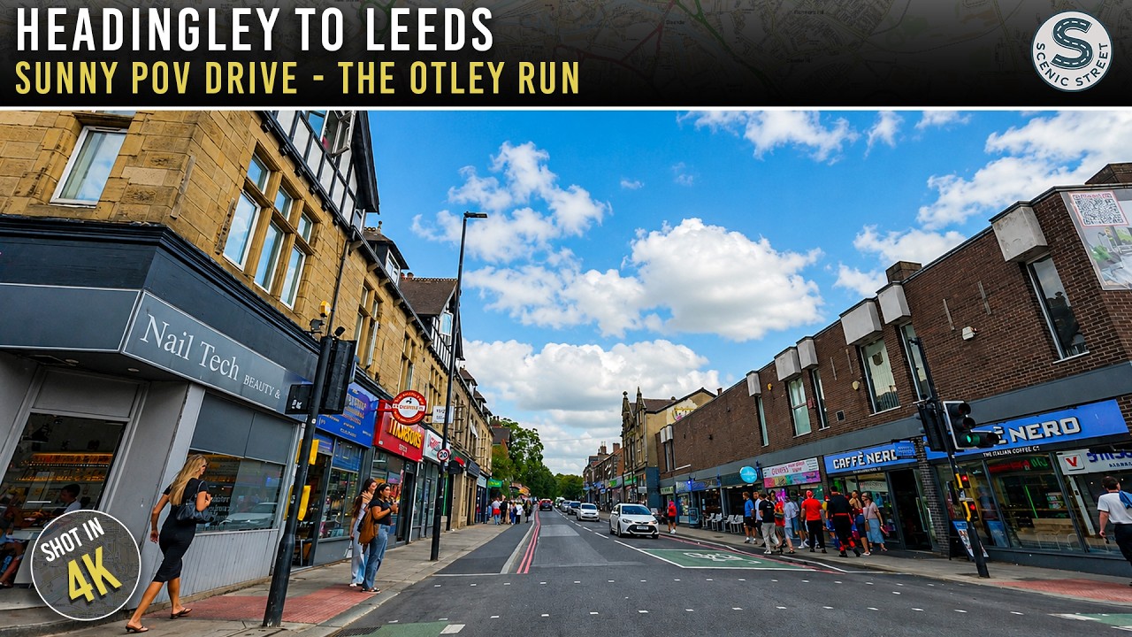 Headingley to Leeds | Relaxing POV Drive 4K ASMR