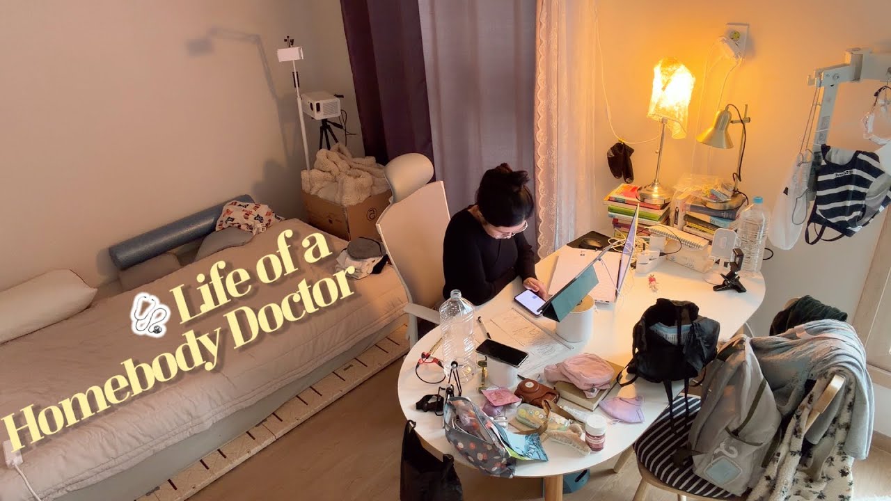 Eng, 한글)Life of homebody_Seoul, ready to go to America, Vaccination, hospital tour, On-call