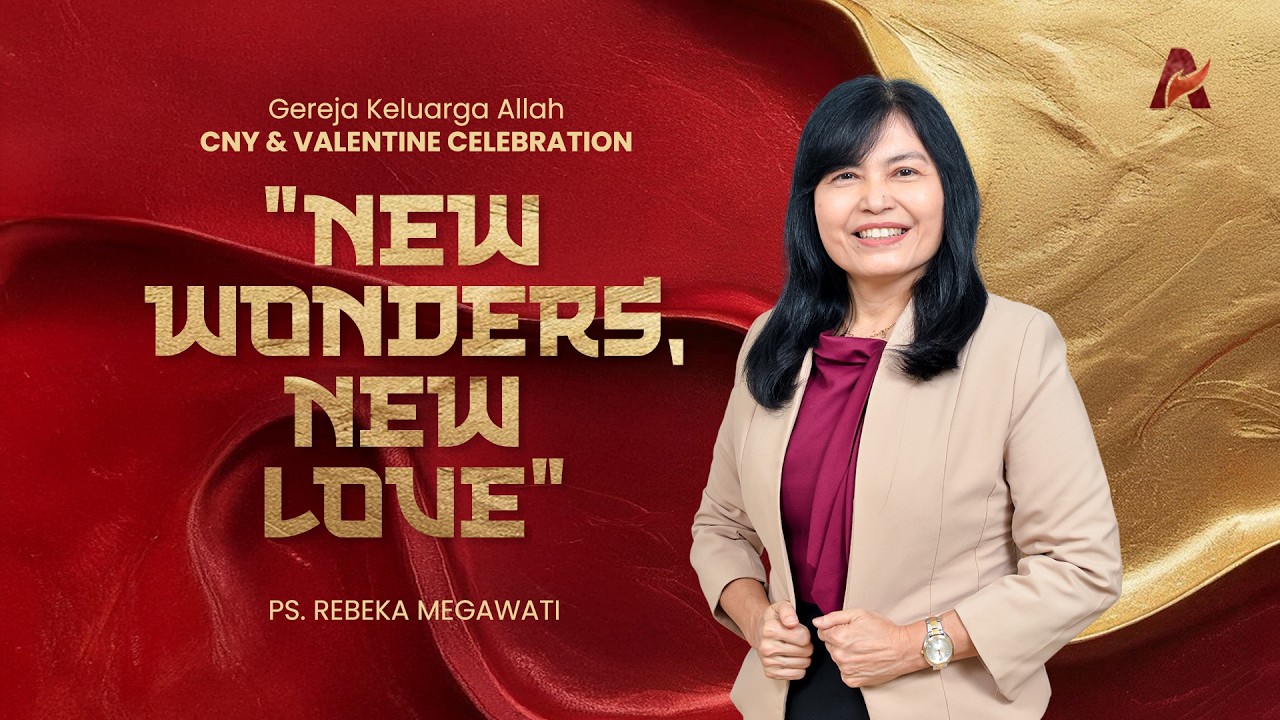 NEW WONDERS, NEW LOVE | Ps. Rebeka Megawati