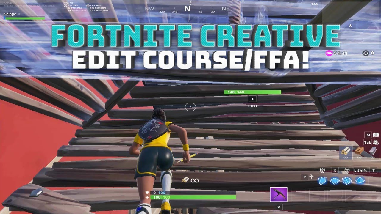 Fortnite Creative Mode Edit Course & FFA Map! - (Fortnite Battle Royale)