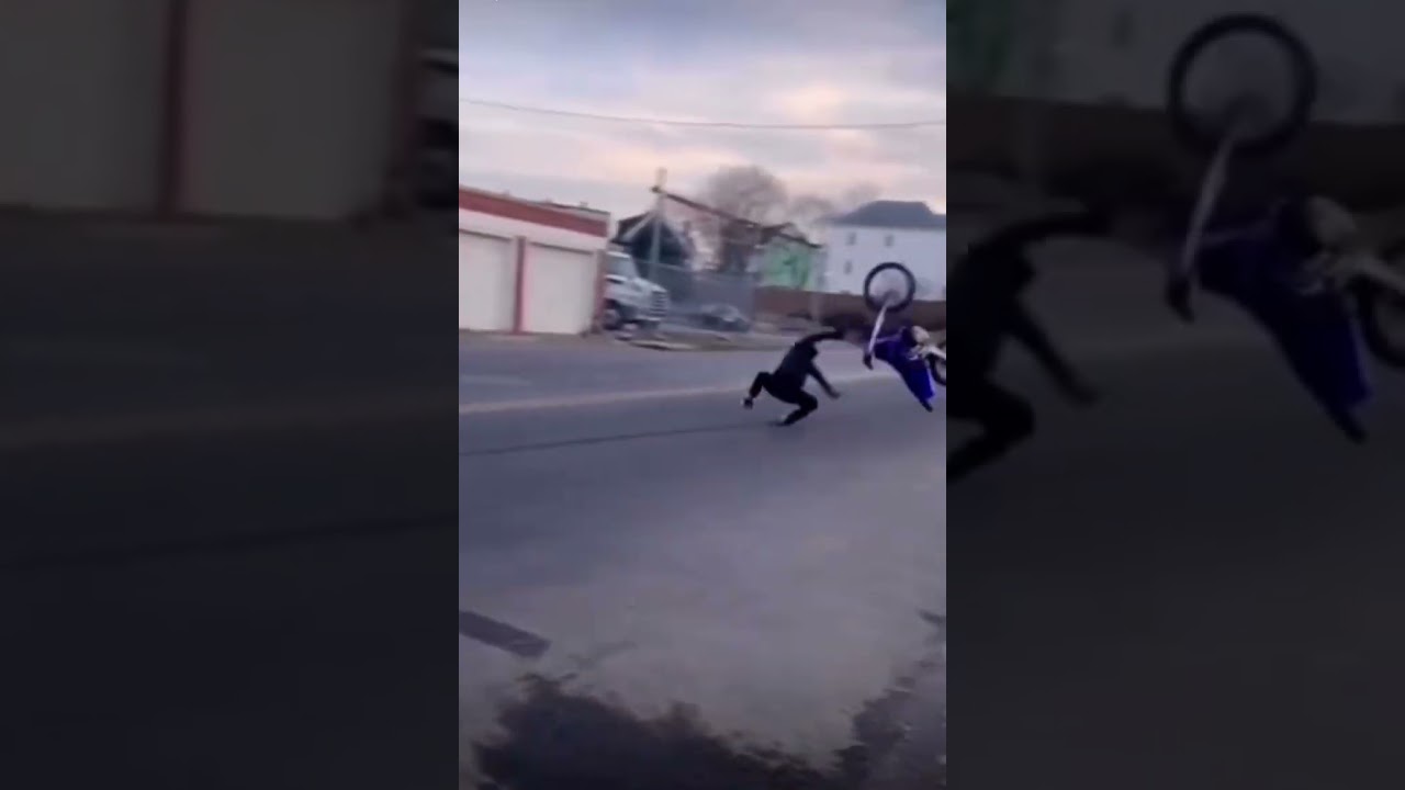 Dirt bike crash wheelie fail #dirtbike #crash #fail #wheelie